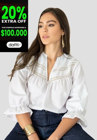 Blusa Mujer Blanco Mp 113006 MP