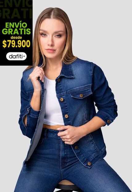Chaqueta Mujer Azul Mp 111349