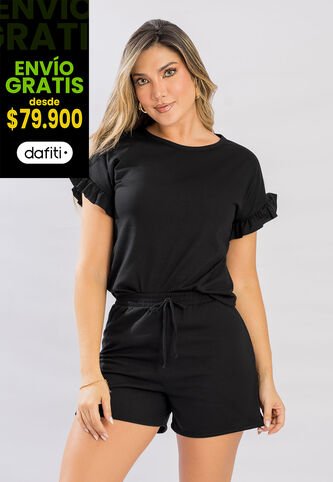Conjunto Mujer Negro Mp 110194 MP