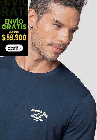 Camiseta Hombre Azul Profundo Mp 114233 MP