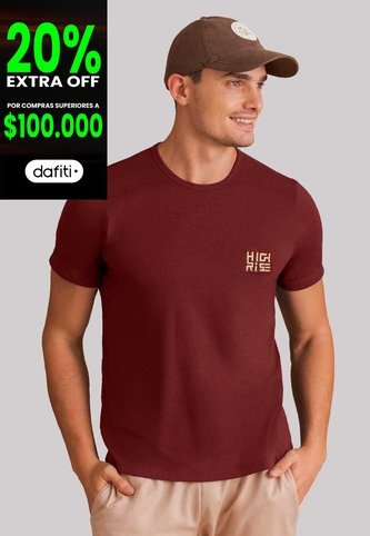 Camiseta Hombre Merlot Mp 101746 MP