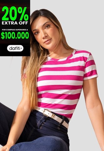 Camiseta Mujer Estampado Mp 112330 MP