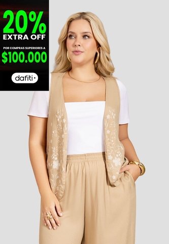 Chaleco Mujer Latte Mp 112257 MP