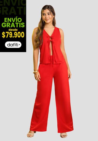 Conjunto Mujer Rojo Mp 114191 MP