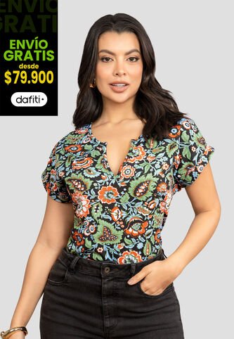 Blusa Mujer Estampado Mp 112026 MP