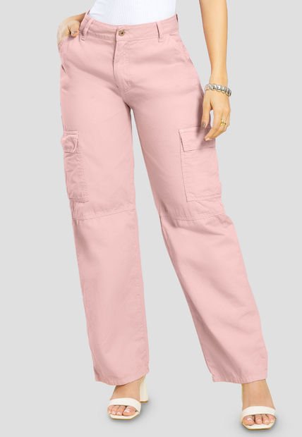 Pantalón Mujer Rosa Polvo Mp 111056