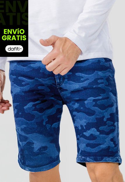 Bermuda Hombre Estampado Mp 102238