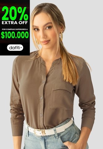 Camisa Mujer Chocolate Mp 112233 MP
