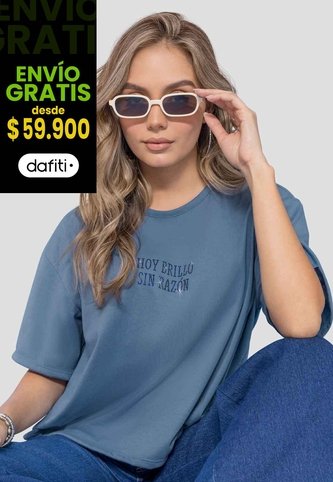 Camiseta Mujer Azul Indigo Mp 114379 MP