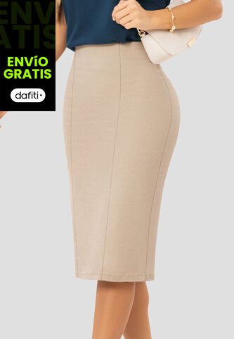 Falda Larga Mujer Latte Mp 112341 MP