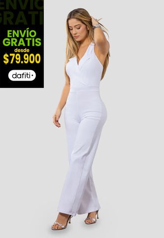 Enterizo Largo Mujer Blanco Mp 110697 MP