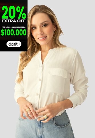 Camisa Mujer Crema Mp 112233 MP