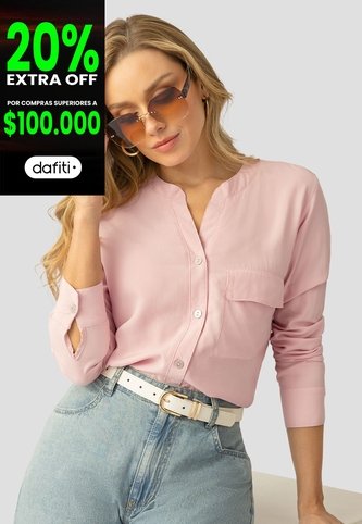 Camisa Mujer Rosa Polvo Mp 112233 MP