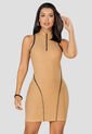 Vestido Corto Mujer Caramelo Mp 101025 de MP