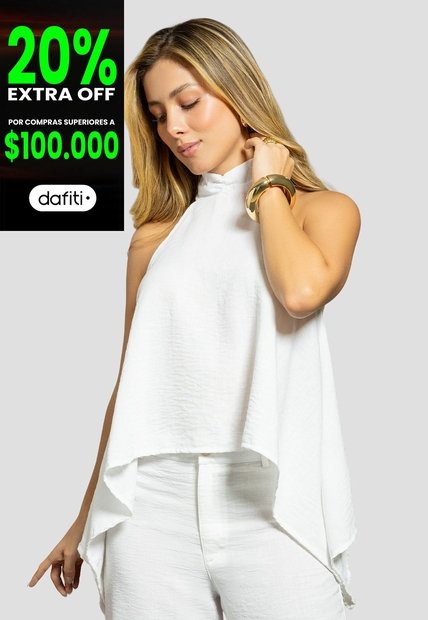 Blusa Mujer Marfil Mp 112222