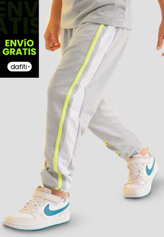 Jogger Infantil Masculino Gris Jaspe Mp 112598 MP