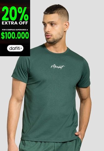 Camiseta Hombre Verde Pino Mp 100495 MP