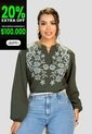 Blusa Mujer Verde Militar Mp 112266 de MP