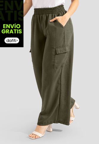 Pantalón Mujer Verde Militar Mp 112324 MP