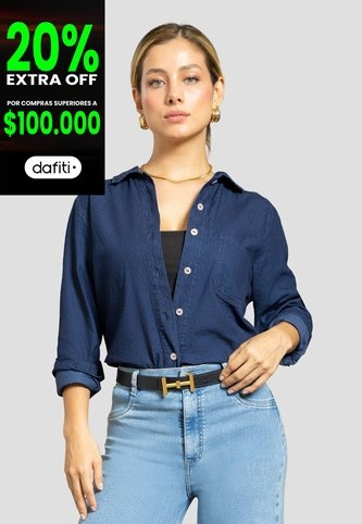 Camisa Mujer Azul Mp 111861 MP