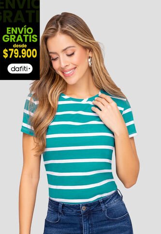 Camiseta Mujer Estampado Mp 112032 MP