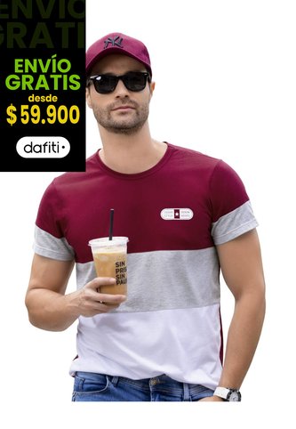 Camiseta Hombre Merlot Mp 96018 MP