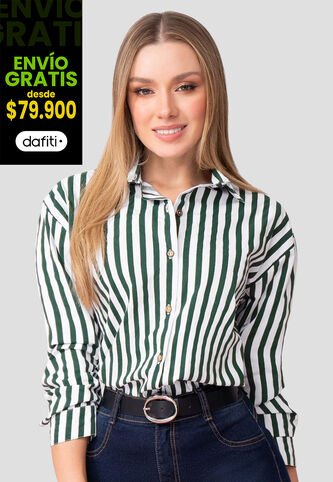 Camisa Mujer Estampado Mp 111080 MP