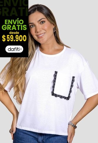 Camiseta Mujer Blanco Mp 114553 MP