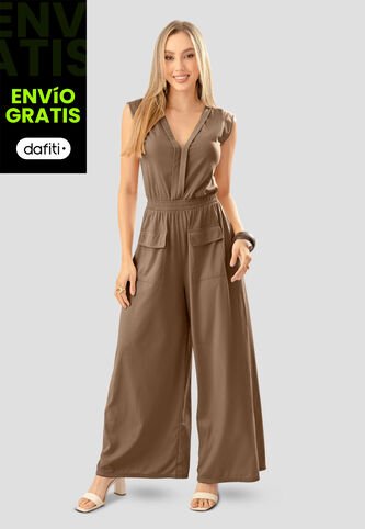 Enterizo Largo Mujer Chocolate Mp 112326 MP