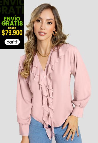 Blusa Mujer Rosa Polvo Mp 111278 MP