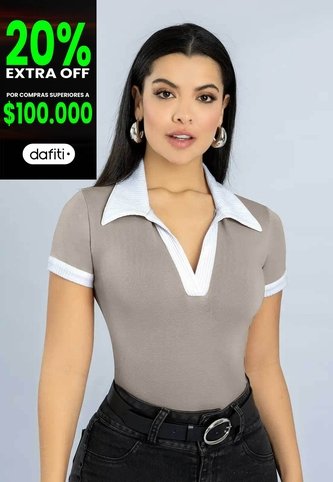 Polo Mujer Café Pardo Mp 111394 MP