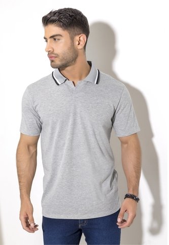 Polo Hombre Gris Jaspe Mp 2147 MP