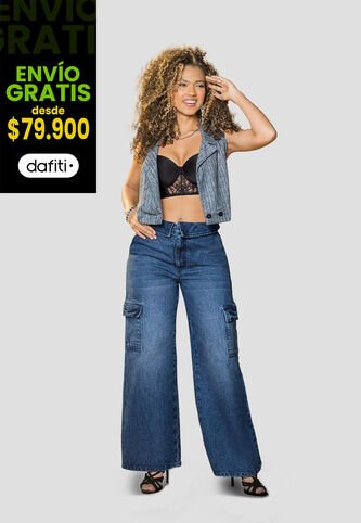 Jean Mujer Azul Oscuro Mp 113669 MP