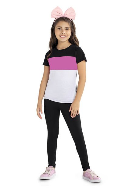Legging Paq X2 Infantil Femenino Gris Jaspe MP