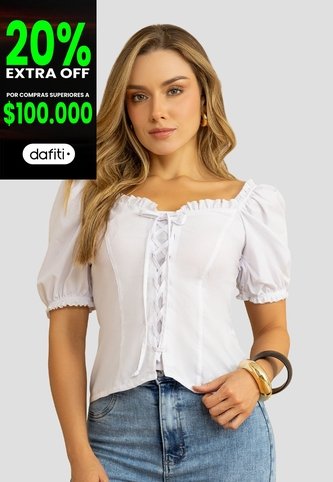 Blusa Mujer Blanco Mp 112042 MP