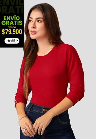 Camibuzo Mujer Rojo Mp 2364 MP