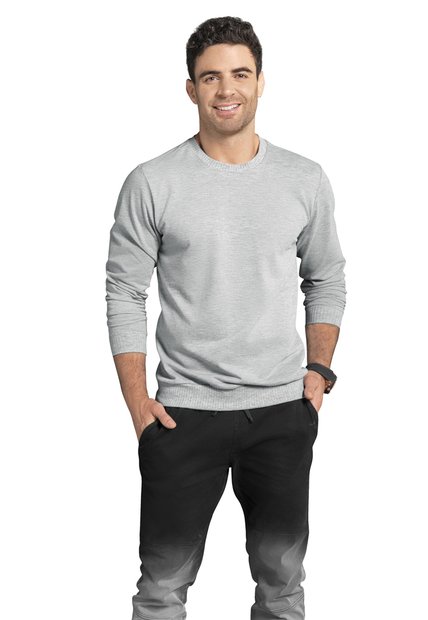Buzo Hombre Gris Jaspe Mp 86579