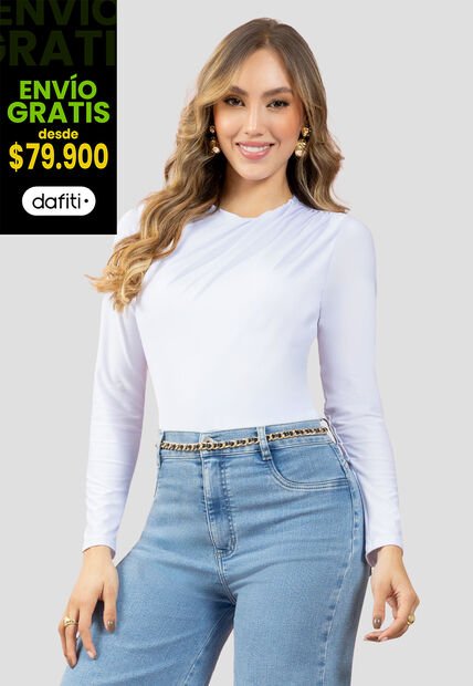Camibuzo Mujer Blanco Mp 111269