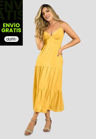 Vestido Largo Mujer Girasol Mp 111399 MP