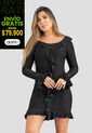 Vestido Corto Mujer Negro Mp 113936 de MP