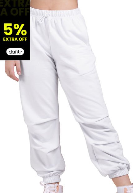 Jogger Infantil Femenino Blanco Mp 3202