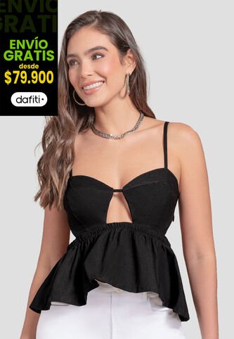 Blusa Mujer Negro Mp 111232 MP