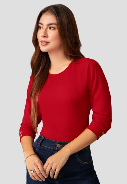Camibuzo Mujer Rojo Mp 2364