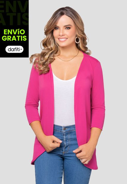 Cardigan Mujer Magenta Vivo Mp 105844