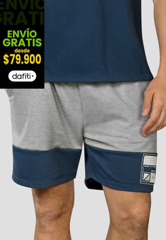 Bermuda Hombre Gris-Azul Mp 111243 MP
