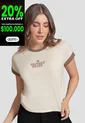 Camiseta Mujer Crema Mp 110988 de MP