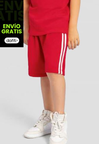 Bermuda Niños Infantil Rojo Mp 111118 MP