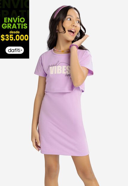 Conjunto Infantil Bebés Lila Mp 100697