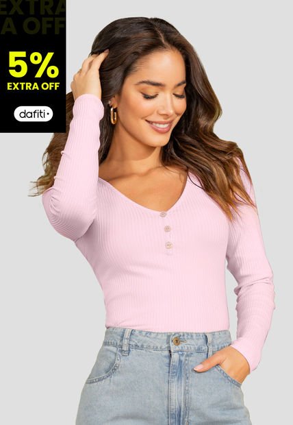 Camibuzo Mujer Rosa Mp 108301