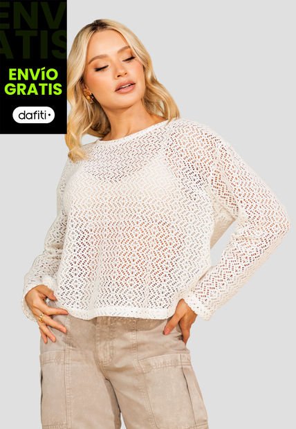 Blusa Mujer Crudo Mp 108360
